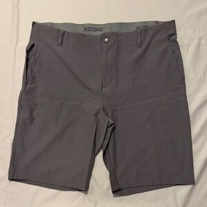 Adidas Men's ClimaLite All-Way Stretch Charcoal Athletic Golf Shorts 38